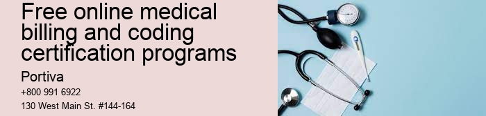 free online medical billing and coding certification programs